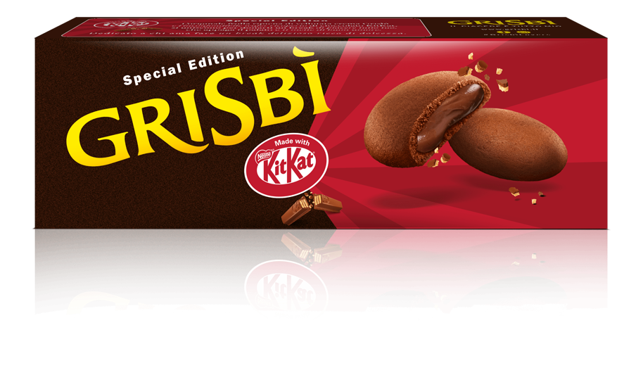 Packaging Grisbì made with Kitkat® - limited edition