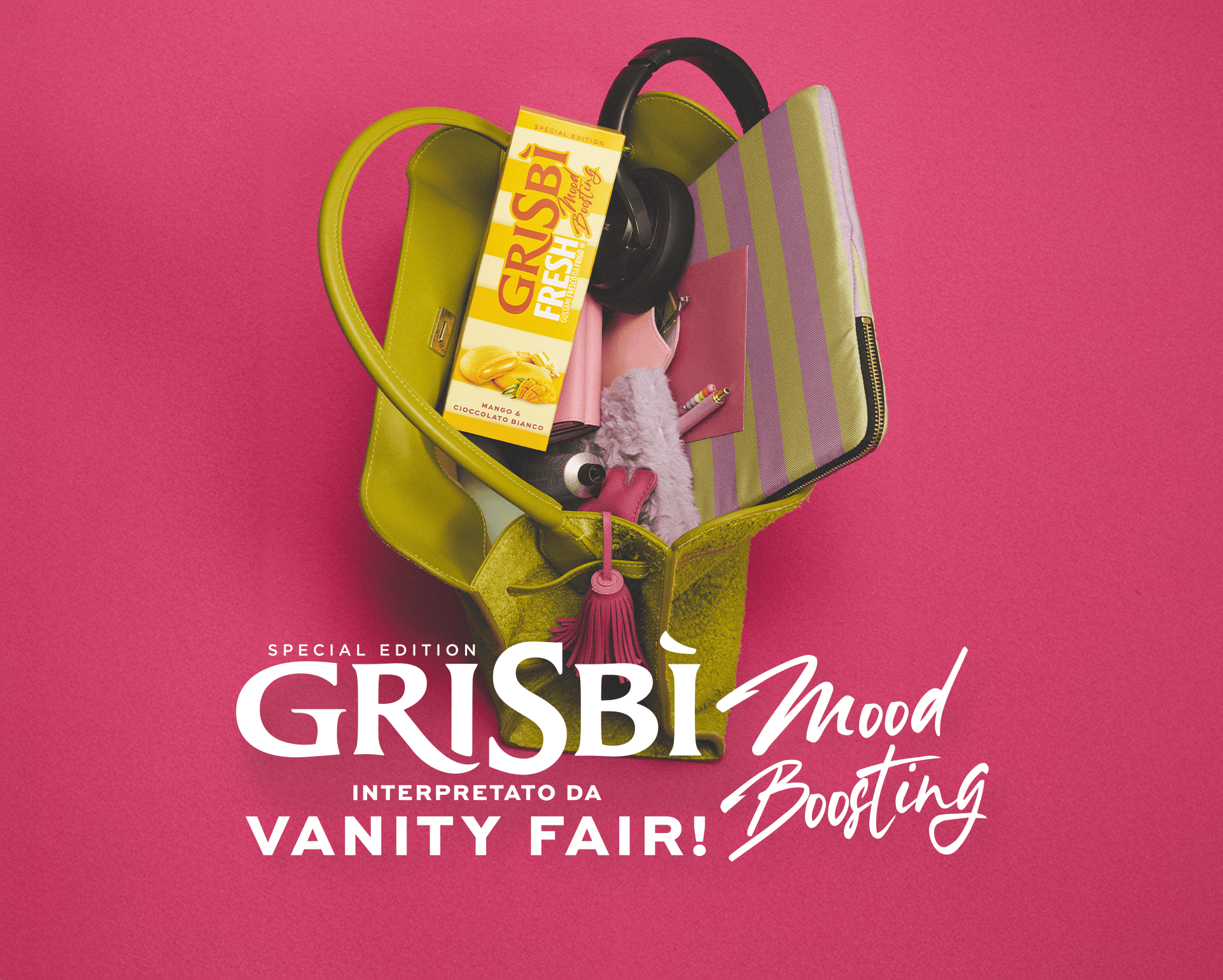 Grisbì Mood Boosting interpretato da Vanity Fair